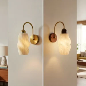 LED-Wandleuchte für Wohnzimmer und Schlafzimmer, moderne, einfache, kreative Leuchte, Heimbeleuchtung, PVC-Lampenschirm, moderne Wandleuchte