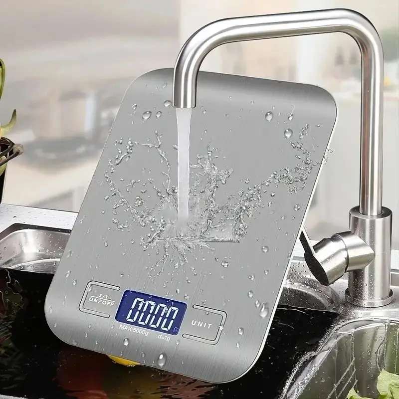 Digitale Küchenwaage 10 Kg Mit Led-Display – 1-G-Teilung, Edelstahl-Wiegefläche Für Lebensmittel, Snacks, Schmuck &Amp; Haushalt Digitale Küchenwaage 10 Kg Mit Led-Display – 1-G-Teilung, Edelstahl-Wiegefläche Für Lebensmittel, Snacks, Schmuck &Amp; Haushalt