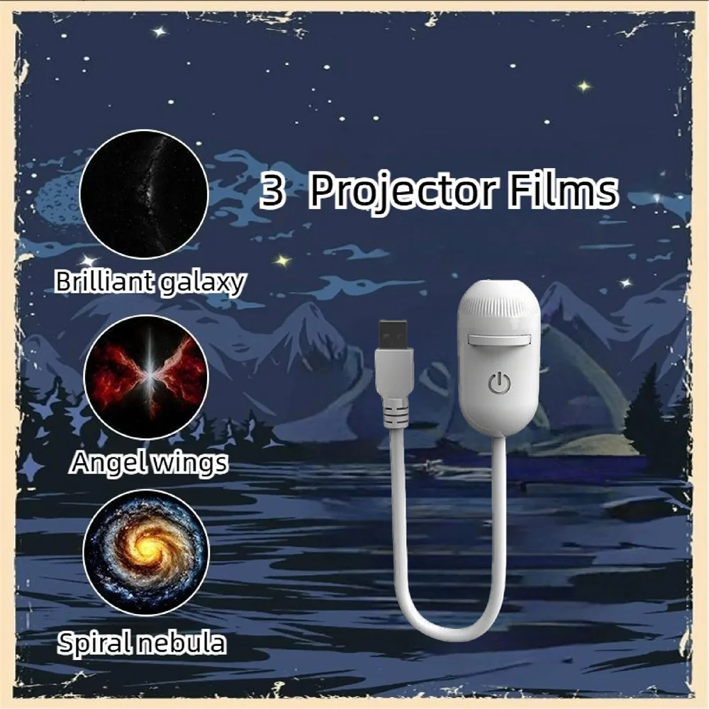 Galaxy-Sternenprojektor 2-In-1 – Mini-Sternenhimmel-Nachtlicht Mit Led-Ambientelicht Für Kinderzimmer, Partys, Schlafzimmer &Amp; Dekoration Galaxy-Sternenprojektor 2-In-1 – Mini-Sternenhimmel-Nachtlicht Mit Led-Ambientelicht Für Kinderzimmer, Partys, Schlafzimmer &Amp; Dekoration - Image 5
