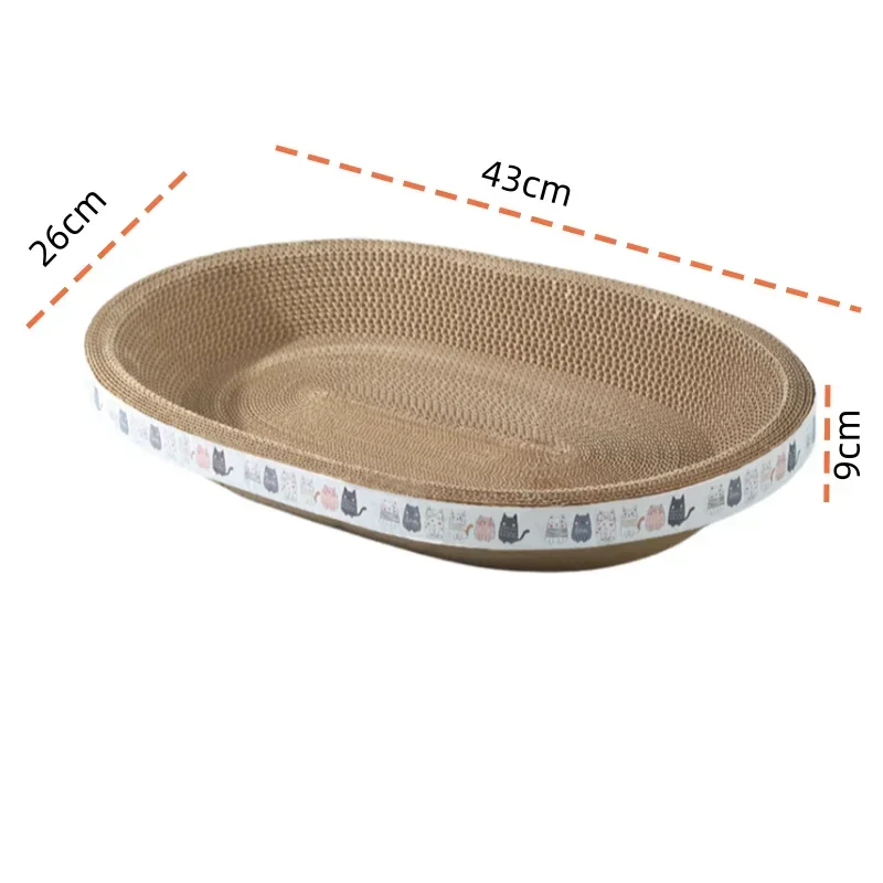 Runder Wellpappe-Katzenkratzer – Kratzbett &Amp; Spielzeug Für Katzen Runder Wellpappe-Katzenkratzer – Kratzbett &Amp; Spielzeug Für Katzen - Image 7