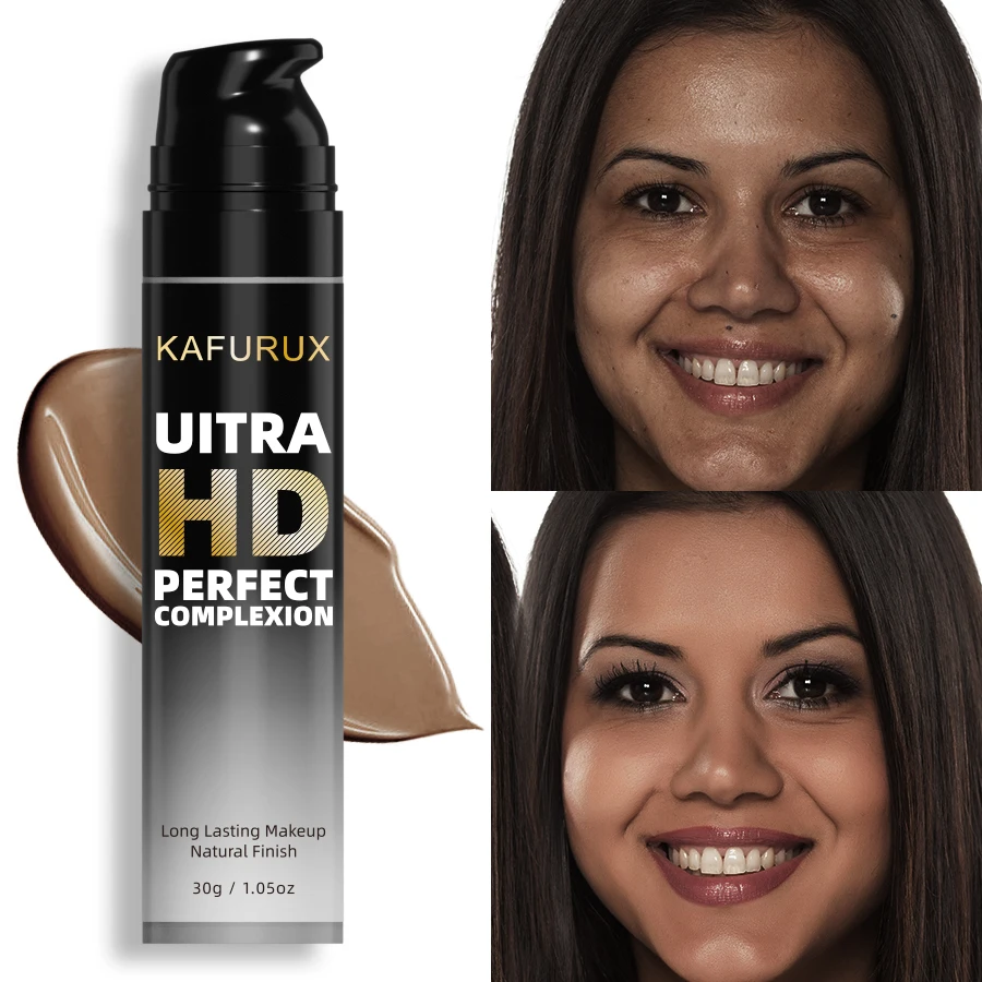 8-Farben Gesichts-Foundation-Creme Ölkontrollierend Wasserfest Natürliche Bb-Creme Langanhaltender Concealer Flüssige Volle Abdeckung Matt Basis-Make-Up 8-Farben Gesichts-Foundation-Creme Ölkontrollierend Wasserfest Natürliche Bb-Creme Langanhaltender Concealer Flüssige Volle Abdeckung Matt Basis-Make-Up - Image 5
