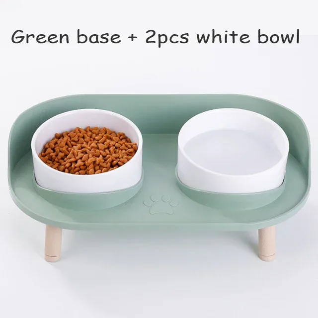 Food Feeders Pet Cat Double Bowls Feeder Adjustable Height Cats Dogs Drinker Water Bowl Dish Elevated Feeding Kitten Supplies Food Feeders Pet Cat Double Bowls Feeder Adjustable Height Cats Dogs Drinker Water Bowl Dish Elevated Feeding Kitten Supplies - Image 9