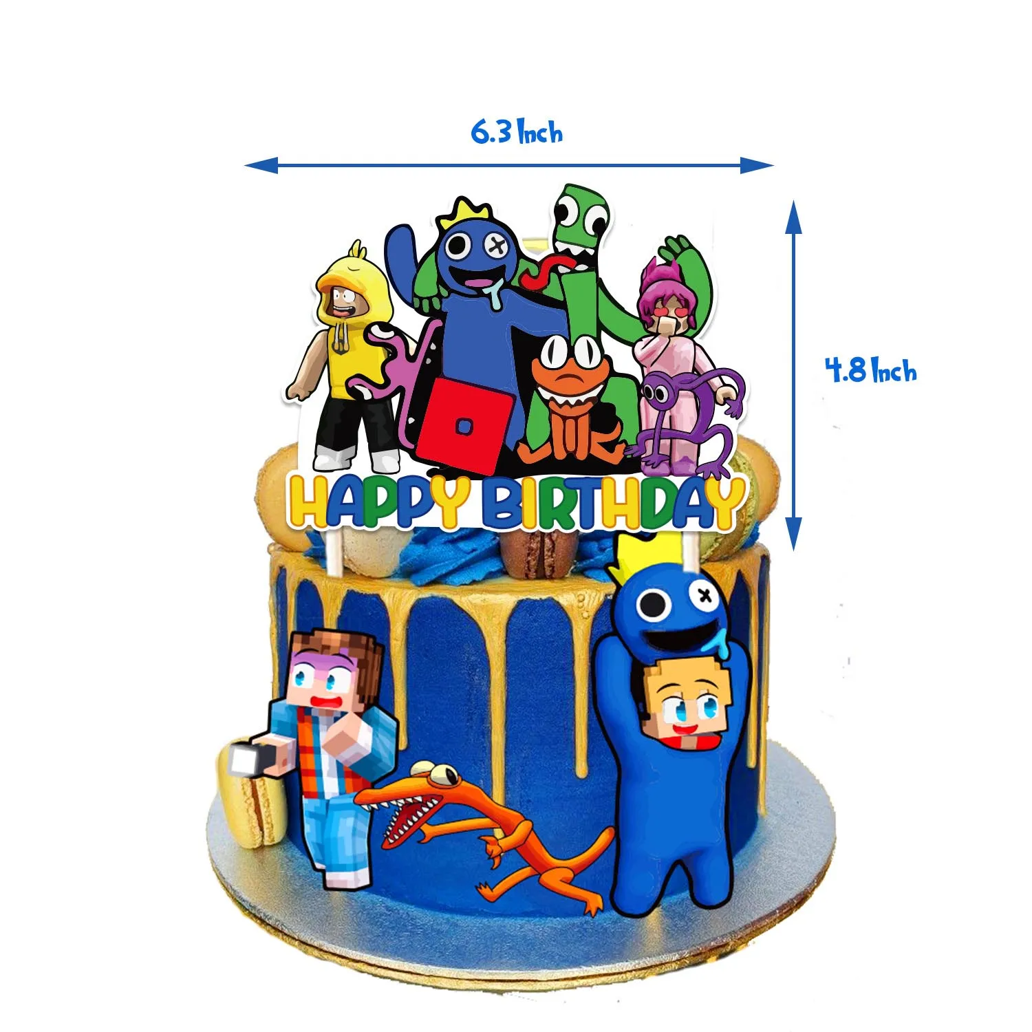 Neue Regenbogen-Freunde Geburtstagsparty-Dekoration Tischzubehör Happy Birthday Banner Tortendekoration Partyzubehör Hintergrund Ballons Neue Regenbogen-Freunde Geburtstagsparty-Dekoration Tischzubehör Happy Birthday Banner Tortendekoration Partyzubehör Hintergrund Ballons - Image 11