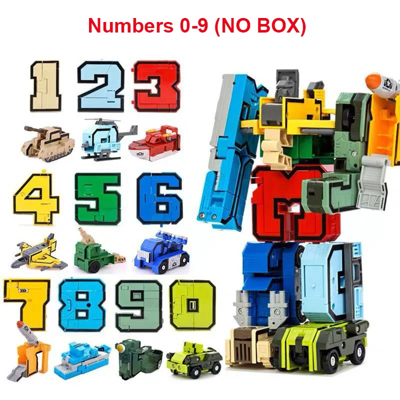 Assemble Robots Transformation Action Figure Car Model Deformation Number Letters Alphabet Math Educational Children Toys Assemble Robots Transformation Action Figure Car Model Deformation Number Letters Alphabet Math Educational Children Toys - Image 8