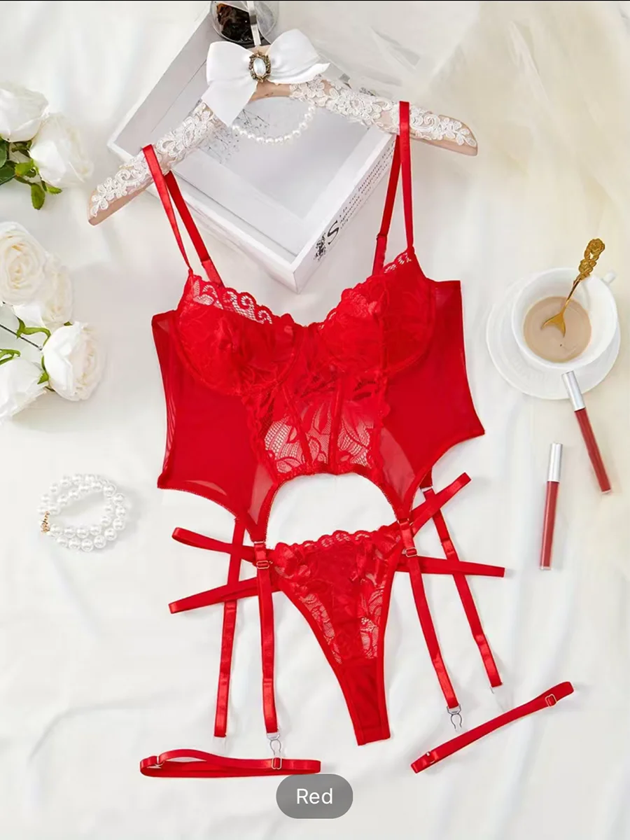 Sexy Set Damenunterwäsche, Exotisches Emotionales Bh-Set, Bestickter Druck, Büstenhalter, Dessous-Set, Damen-Set, Push-Up, Dünnes Bralette Sexy Set Damenunterwäsche, Exotisches Emotionales Bh-Set, Bestickter Druck, Büstenhalter, Dessous-Set, Damen-Set, Push-Up, Dünnes Bralette - Image 3