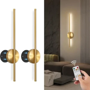 LED Wiederaufladbare Wandleuchte, Installationsfreie Wandlampe, 1 Stück, 50 cm, Dimmbar, für Wohnzimmer, Sofa, Schlafzimmer, Wanddekoration