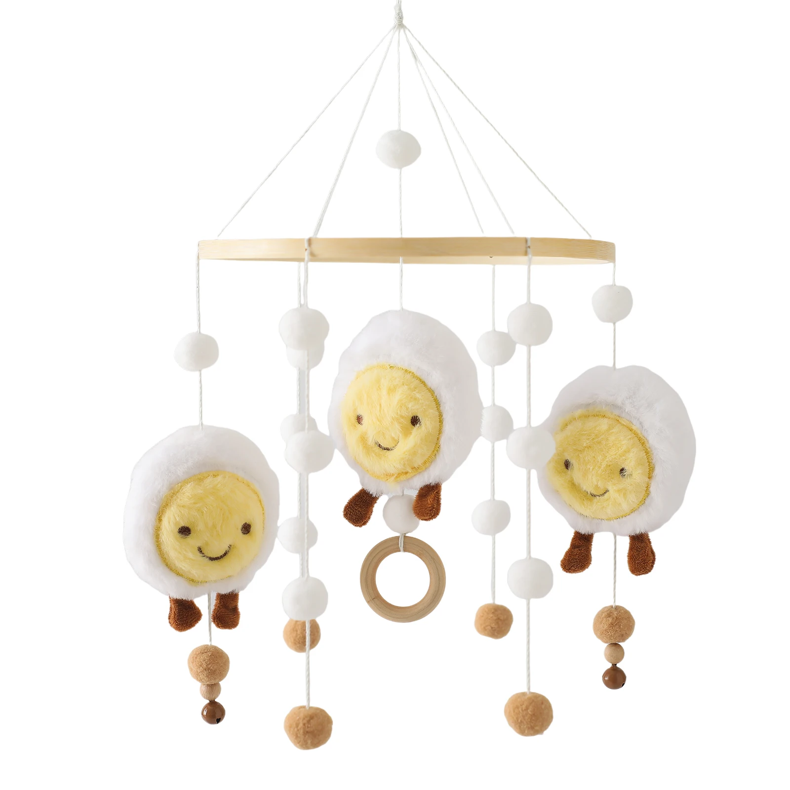 Baby-Holzhalterung, Bettglocke, 0,6 Monate, Spielzeughalterung, Zubehör, Hängehalterung, Weiches Mobiltelefon Auf Dem Bett, Babyzimmer-Dekoration, Kinderbett Baby-Holzhalterung, Bettglocke, 0,6 Monate, Spielzeughalterung, Zubehör, Hängehalterung, Weiches Mobiltelefon Auf Dem Bett, Babyzimmer-Dekoration, Kinderbett - Image 17
