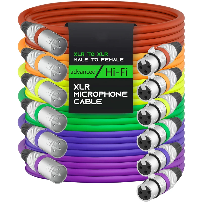 Xlr Männlich Zu Weiblich Kabel 3-Pin – Professionelles Verlängerungskabel Für Mikrofon, Mixer Und Lautsprecher Xlr Verlängerungskabel