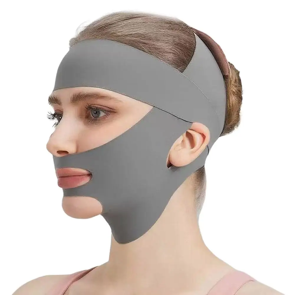 Breathable V-Shape Face Lifting Bandage Tighten &Amp; Firm Chin, Reduce Double Chin Anti-Sagging Slimming Strap For Daily Use Breathable V-Shape Face Lifting Bandage Tighten &Amp; Firm Chin, Reduce Double Chin Anti-Sagging Slimming Strap For Daily Use - Image 7