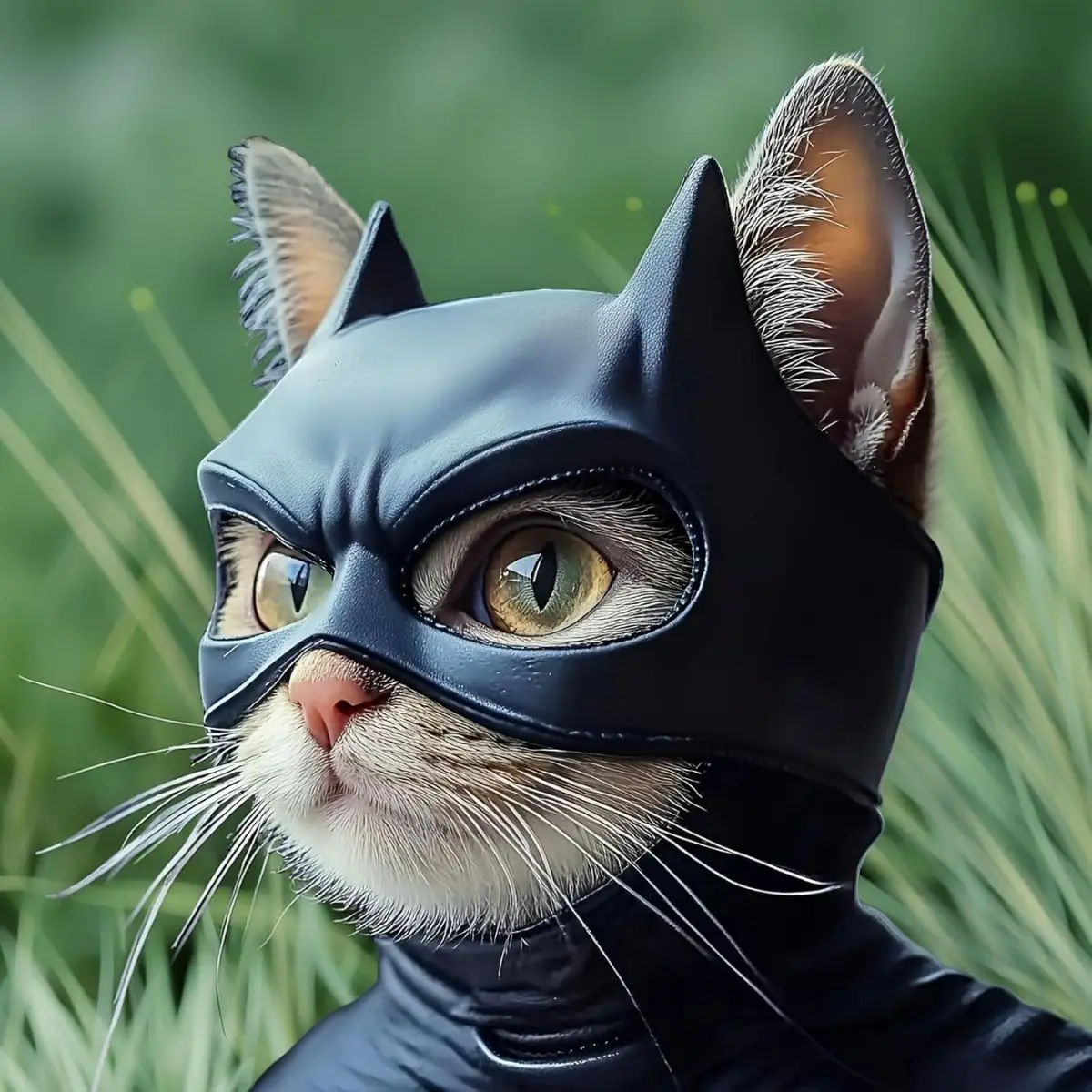 Katzen-Fledermaus-Maske, Katzenkopf-Dekoration, Formschönes Haustier-Kostümzubehör, Verspielte Und Entzückende Katzenmaske Katzen-Fledermaus-Maske, Katzenkopf-Dekoration, Formschönes Haustier-Kostümzubehör, Verspielte Und Entzückende Katzenmaske