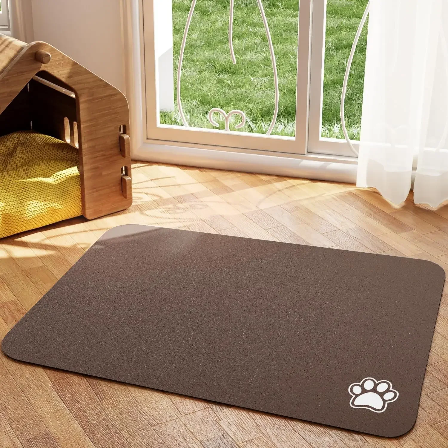 Pet Feeding Mat Absorbent Dog Cat Mat For Food And Water Easy To Clean Pet Placemats Quick Dry Dog Mat For Messy Drinkers Pet Feeding Mat Absorbent Dog Cat Mat For Food And Water Easy To Clean Pet Placemats Quick Dry Dog Mat For Messy Drinkers - Image 9