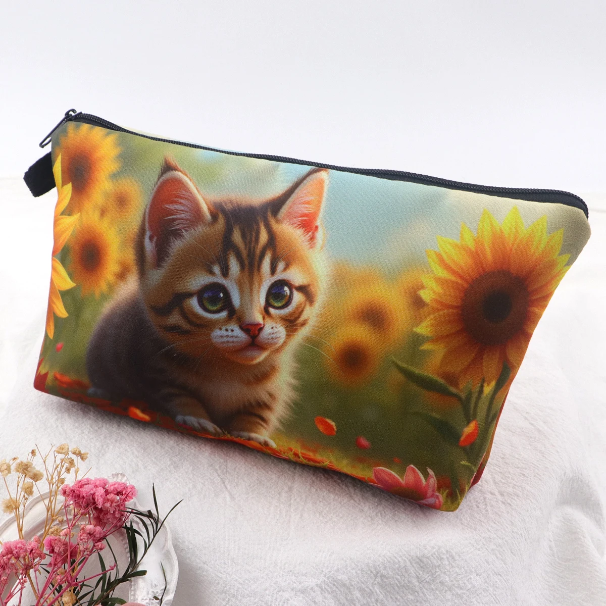 Cute Cat Women Travel Storage Bag Cosmetic Bag Makeup Bag Travel Organizer Bags Print Zipper Lipstick Bag Makeup Case Bag Cute Cat Women Travel Storage Bag Cosmetic Bag Makeup Bag Travel Organizer Bags Print Zipper Lipstick Bag Makeup Case Bag - Image 14