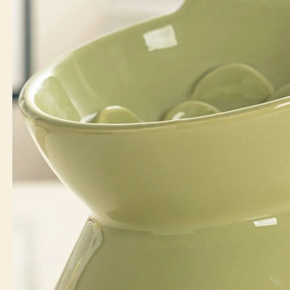 Ceramic Cat Slow Food Bowl Cute Slanted Mouth Dog Feeding Basin Creative Large Capacity Pet High Foot Bowl Kitten Puppy Ceramic Cat Slow Food Bowl Cute Slanted Mouth Dog Feeding Basin Creative Large Capacity Pet High Foot Bowl Kitten Puppy - Image 3