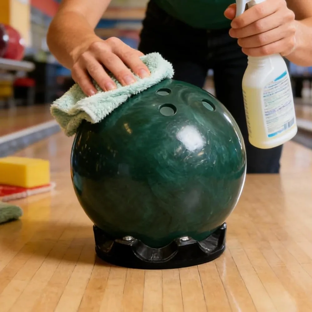 Multifunktionaler Bowlingkugelständer 360° Drehbar – Halterung Zum Polieren, Aufbewahren Und Präsentieren Von Bowlingkugeln Multifunktionaler Bowlingkugelständer 360° Drehbar – Halterung Zum Polieren, Aufbewahren Und Präsentieren Von Bowlingkugeln - Image 3