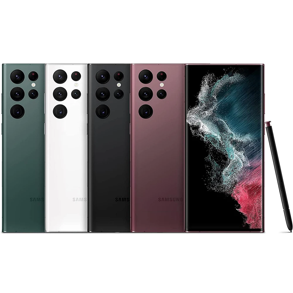 Samsung Galaxy S22 Ultra 5G – 6,8-Zoll-Smartphone Mit 108-Mp-Kamera, 5000-Mah-Akku, 45-W-Schnellladen, Vier Kameras, Entsperrte Us-Version Smartphone