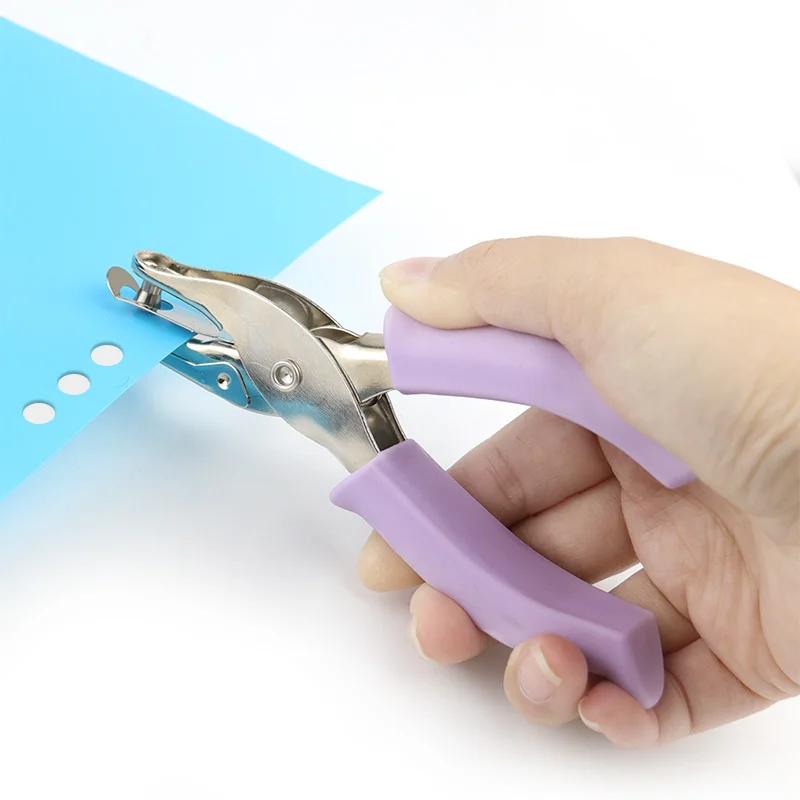 6Mm Handgehaltene Einzellochstanze Diy Loseblatt-Papier Büro- Und Heim-Stanzwerkzeug Neues Design Für Geschäfts- Und Industriegebrauch 6Mm Handgehaltene Einzellochstanze Diy Loseblatt-Papier Büro- Und Heim-Stanzwerkzeug Neues Design Für Geschäfts- Und Industriegebrauch - Image 2