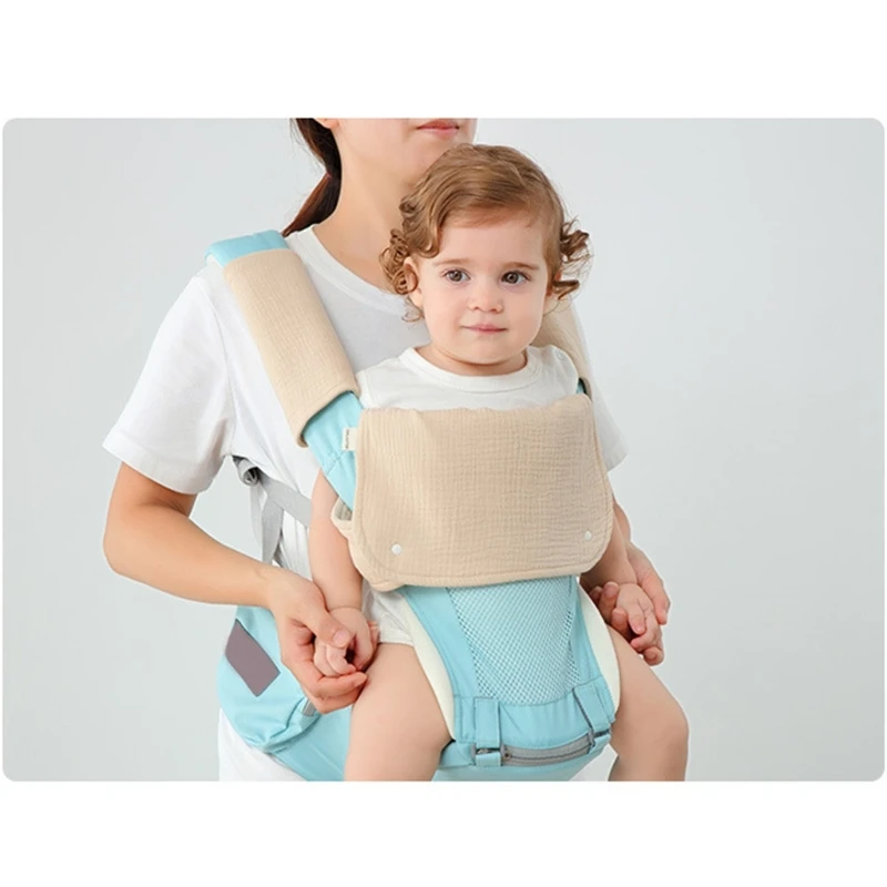 Baby Waist Stool Drool Bib Softcotton Teething Pad Newborn Infants Saliva Towel Multifunction Baby Carrier Baby Strap Baby Waist Stool Drool Bib Softcotton Teething Pad Newborn Infants Saliva Towel Multifunction Baby Carrier Baby Strap - Image 5