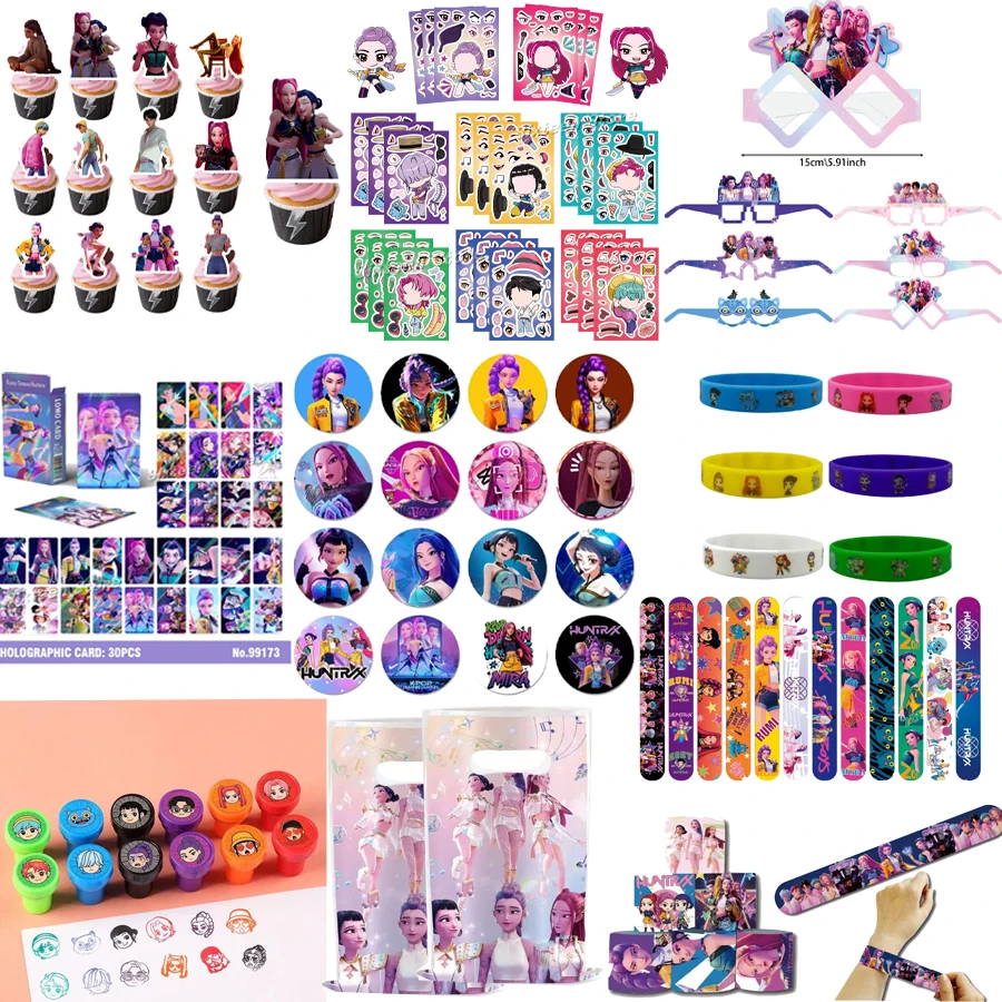 Heiße K-Pop Geburtstagsparty-Geschenke: Cartoon-Kinder-Geschenkset – Wiederverwendbarer Strohhalm, Stempelaufkleber, Armband, Schlüsselanhänger, Anstecknadel, Spielbelohnung, Souvenir Heiße K-Pop Geburtstagsparty-Geschenke: Cartoon-Kinder-Geschenkset – Wiederverwendbarer Strohhalm, Stempelaufkleber, Armband, Schlüsselanhänger, Anstecknadel, Spielbelohnung, Souvenir