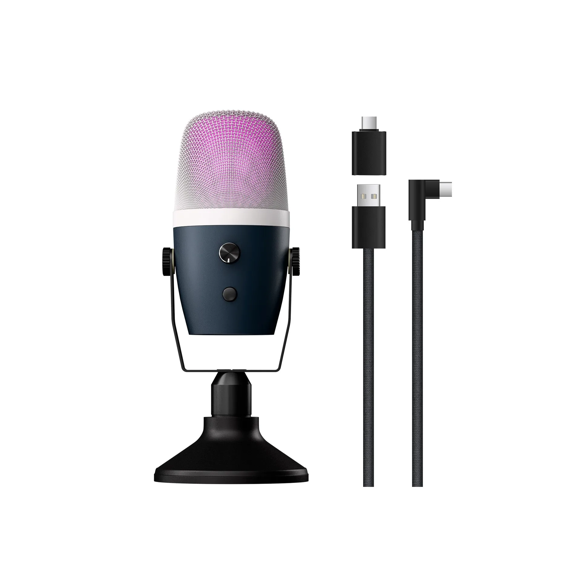Rgb Usb-Kondensatormikrofon – Gaming-Streaming-Aufnahmemikrofon Für Pc, Podcasts &Amp; Sprachaufnahmen Rgb Usb-Kondensatormikrofon – Gaming-Streaming-Aufnahmemikrofon Für Pc, Podcasts &Amp; Sprachaufnahmen - Image 7