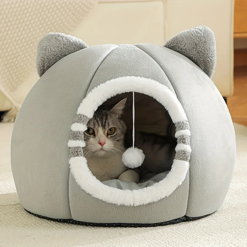 Tiefschlaf-Katzenhöhle Mit Weicher Matte Für Katzen, Haustierprodukte, Tasche, Sofa, Haustierhaus, Hundekorb, Zelt, Für Bärtige Katzen, Cama Para Tiefschlaf-Katzenhöhle Mit Weicher Matte Für Katzen, Haustierprodukte, Tasche, Sofa, Haustierhaus, Hundekorb, Zelt, Für Bärtige Katzen, Cama Para