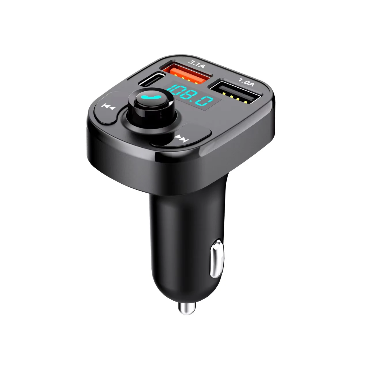 Freisprecheinrichtung Bluetooth 5.0 Mp3 Auto-Ladegerät Fm-Transmitter Kabelloser Dual-Player Bluetooth Led-Anzeige Dual-Usb-Autoladegerät Freisprecheinrichtung Bluetooth 5.0 Mp3 Auto-Ladegerät Fm-Transmitter Kabelloser Dual-Player Bluetooth Led-Anzeige Dual-Usb-Autoladegerät - Image 7