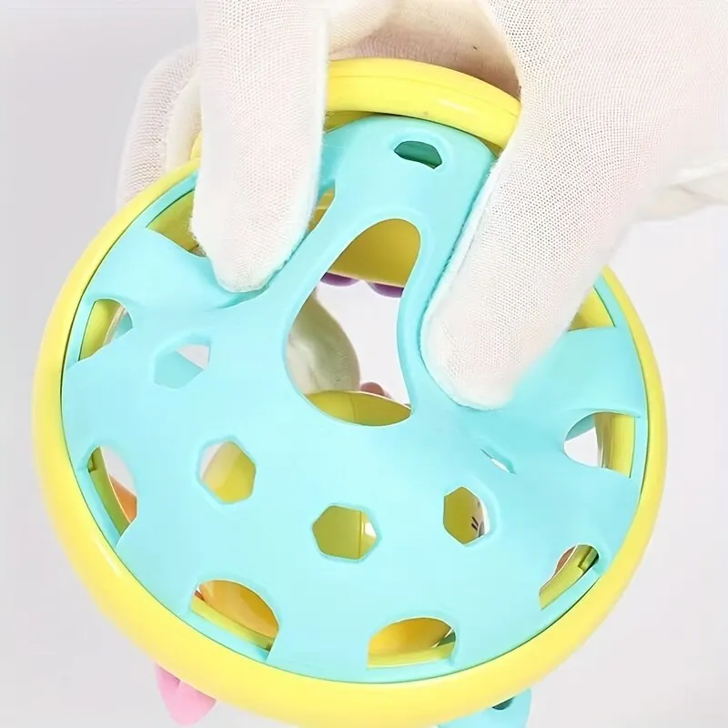 1 Pc 10Cm Baby Toy Catch Ball Bendy Baby Walker Rattles Develop Intelligence Ball 0-12 Months Plastic Bell Rattle Doll 1 Pc 10Cm Baby Toy Catch Ball Bendy Baby Walker Rattles Develop Intelligence Ball 0-12 Months Plastic Bell Rattle Doll - Image 3