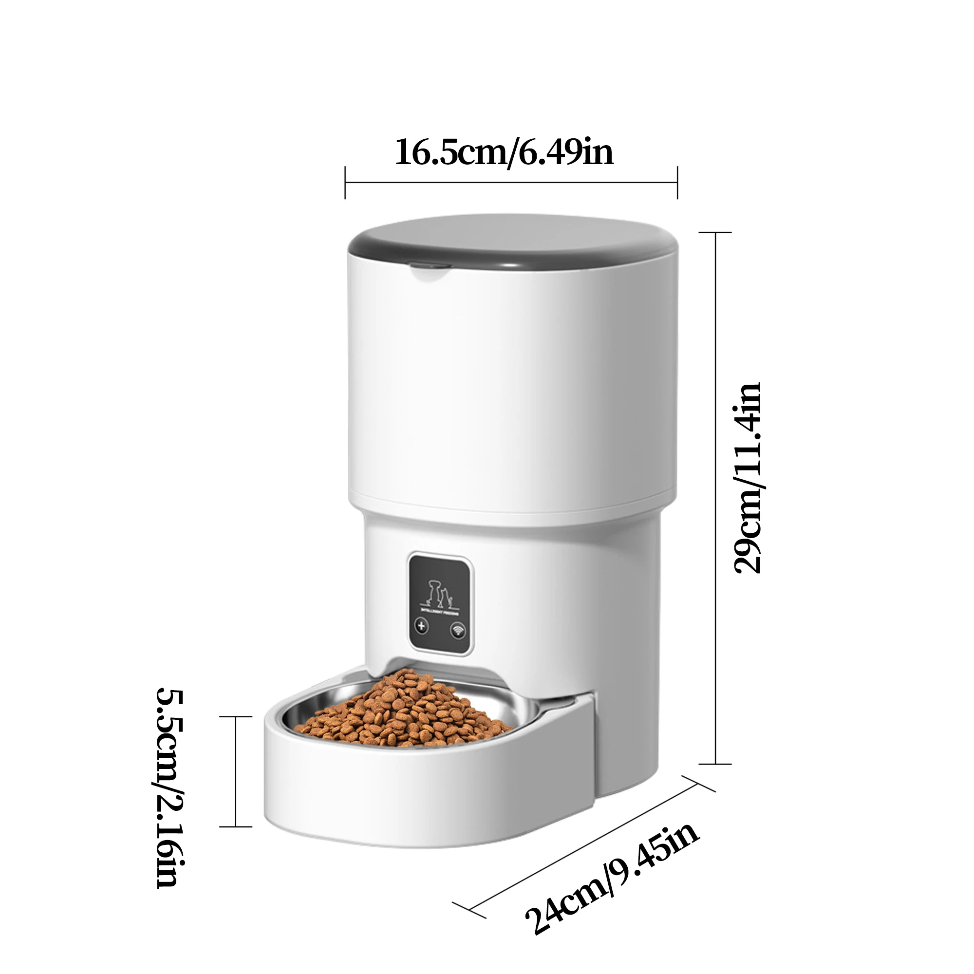 4L Intelligenter Futterautomat Für Haustiere, Automatischer Katzenfutterspender, Futternapf Für Katzen Und Hunde, Automatischer Katzenfütterer, Hundenapf Für Langsames Fressen Mit Zeitgesteuerter Portionierung 4L Intelligenter Futterautomat Für Haustiere, Automatischer Katzenfutterspender, Futternapf Für Katzen Und Hunde, Automatischer Katzenfütterer, Hundenapf Für Langsames Fressen Mit Zeitgesteuerter Portionierung - Image 6