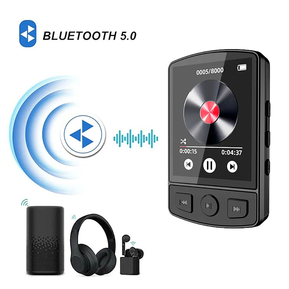 Mp3-Player Tragbarer Sport-Clip Walkman Hifi-Sound Bluetooth-Kompatibel 5.0 Student Walkman 1,8-Zoll-Bildschirm Mit Fm-Radio E-Book Mp3-Player Tragbarer Sport-Clip Walkman Hifi-Sound Bluetooth-Kompatibel 5.0 Student Walkman 1,8-Zoll-Bildschirm Mit Fm-Radio E-Book - Image 6