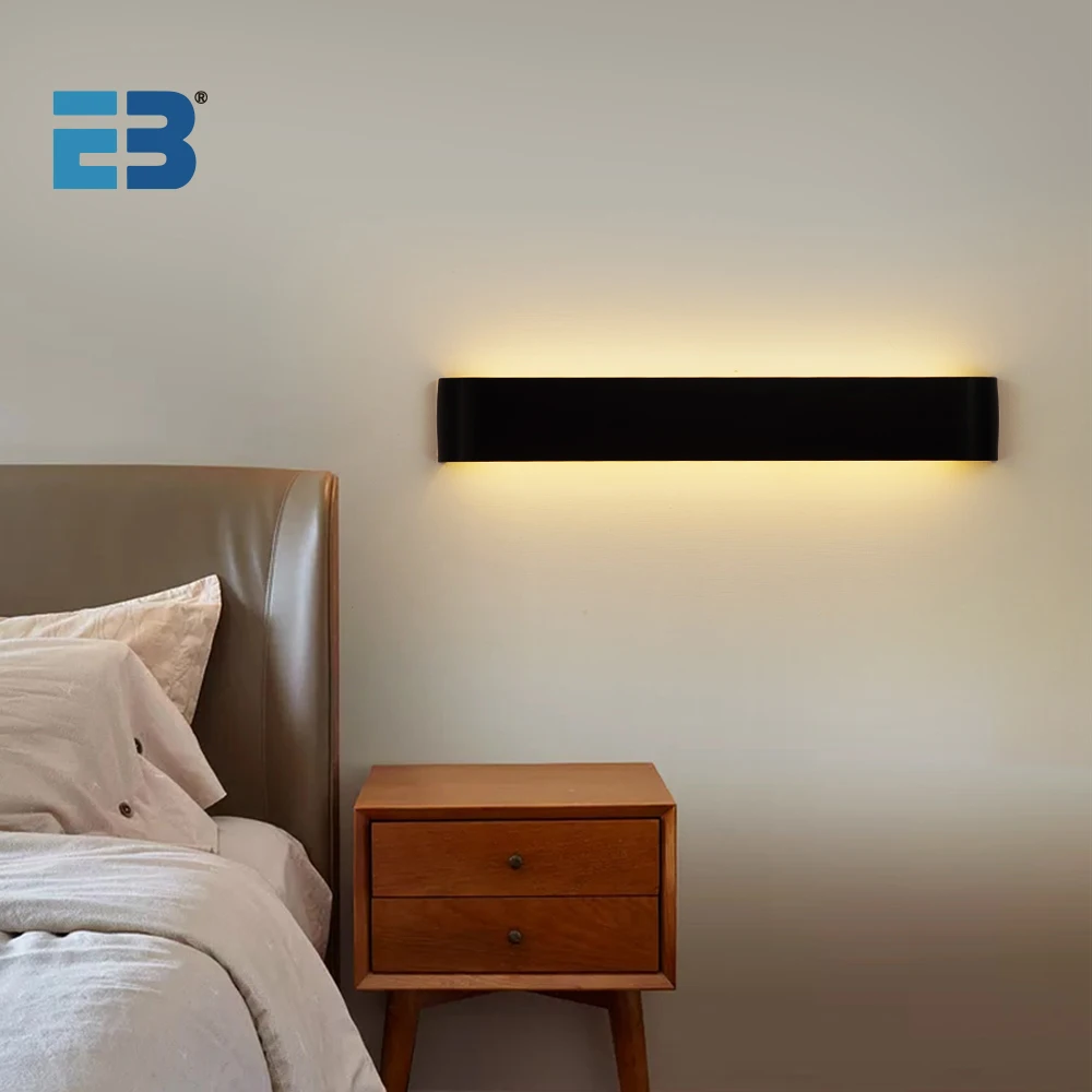 Moderne Led Wandleuchte 5W 10W 14W 18W Ac85-265V Schlafzimmer Nachttisch Wandleuchten Für Wohnzimmer Innenbeleuchtung Schwarz Weiß Moderne Led Wandleuchte 5W 10W 14W 18W Ac85-265V Schlafzimmer Nachttisch Wandleuchten Für Wohnzimmer Innenbeleuchtung Schwarz Weiß - Image 3