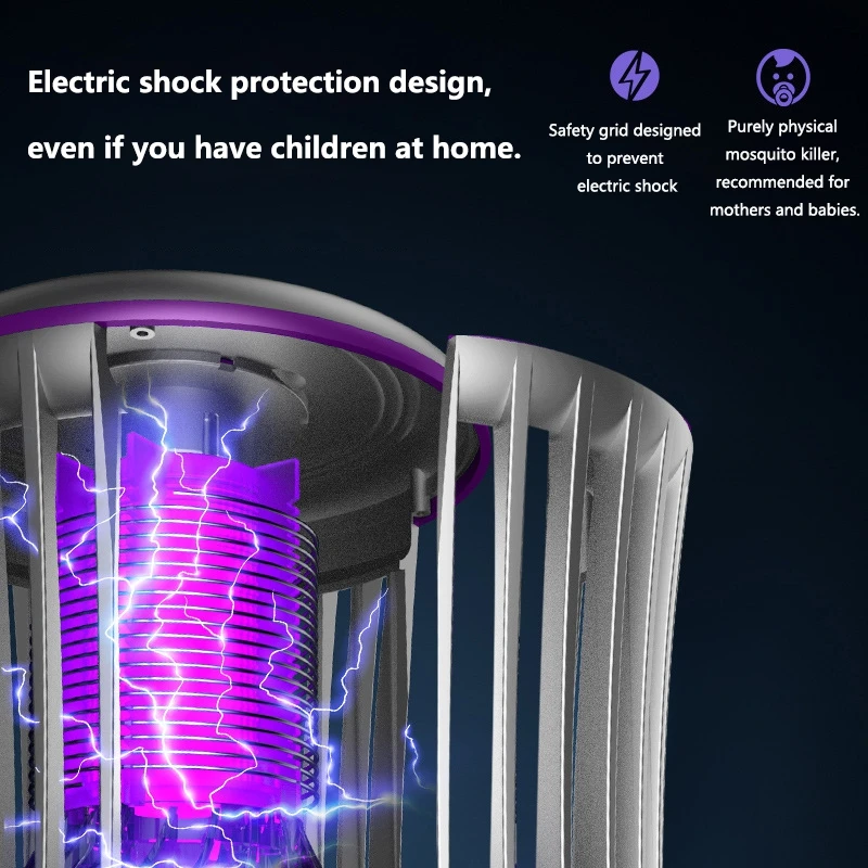 Lenovo 2-In-1 Mücken- Und Fliegenvernichter – Elektrische Uv-Insektenfalle Für Zuhause Lenovo 2-In-1 Mücken- Und Fliegenvernichter – Elektrische Uv-Insektenfalle Für Zuhause - Image 2