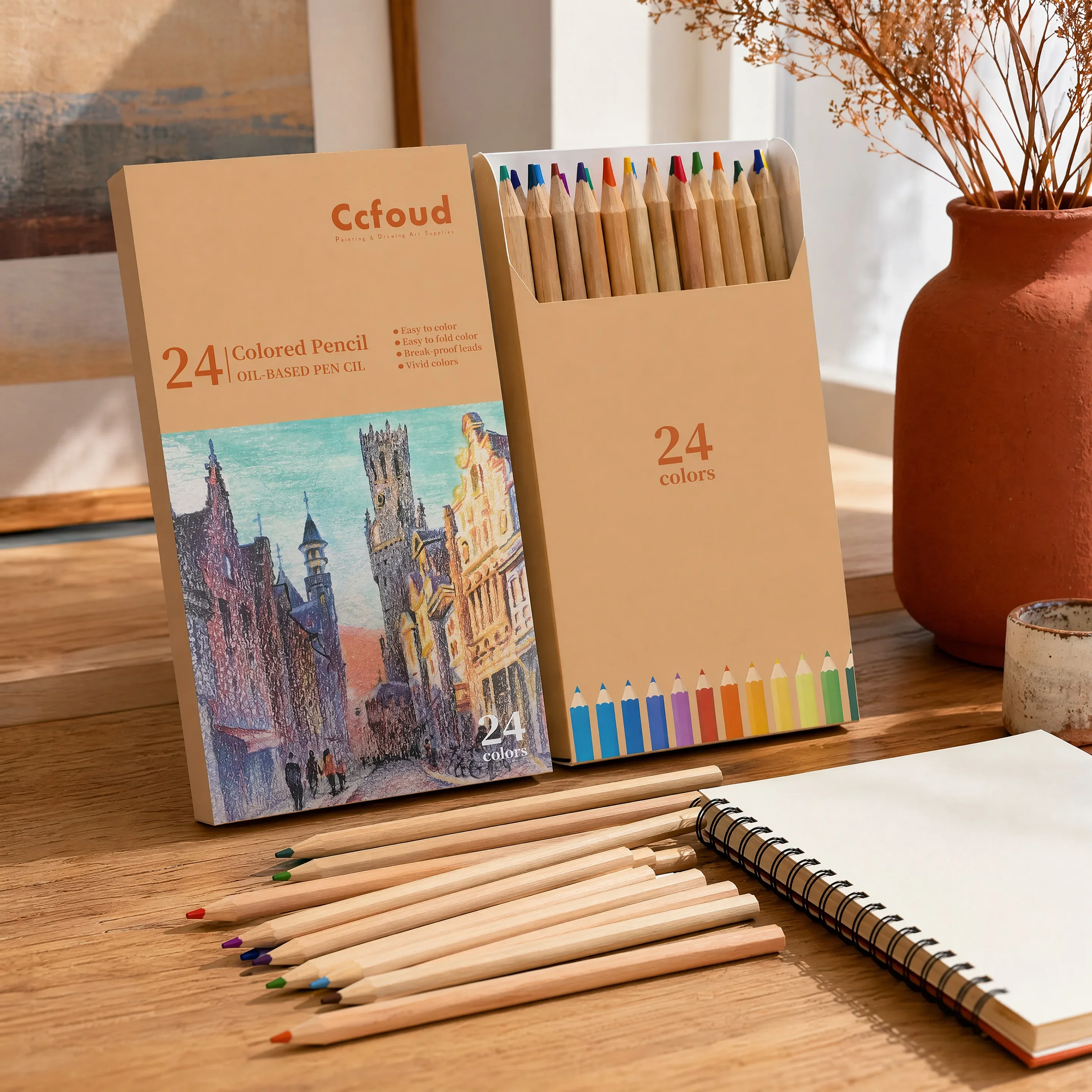 Aquarellbuntstifte Set – Weiche Mine Mit Lebendigen Farben Zum Ausmalen Und Zeichnen Für Erwachsene Aquarellbuntstifte Set – Weiche Mine Mit Lebendigen Farben Zum Ausmalen Und Zeichnen Für Erwachsene - Image 4