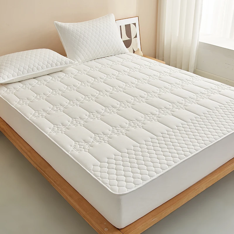 Waterproof Quilted Mattress Protector - Waterproof Fitted Sheet , Jacquard Style Mattress Cover, Antibacterial, Hypoallergenic Waterproof Quilted Mattress Protector - Waterproof Fitted Sheet , Jacquard Style Mattress Cover, Antibacterial, Hypoallergenic - Image 5