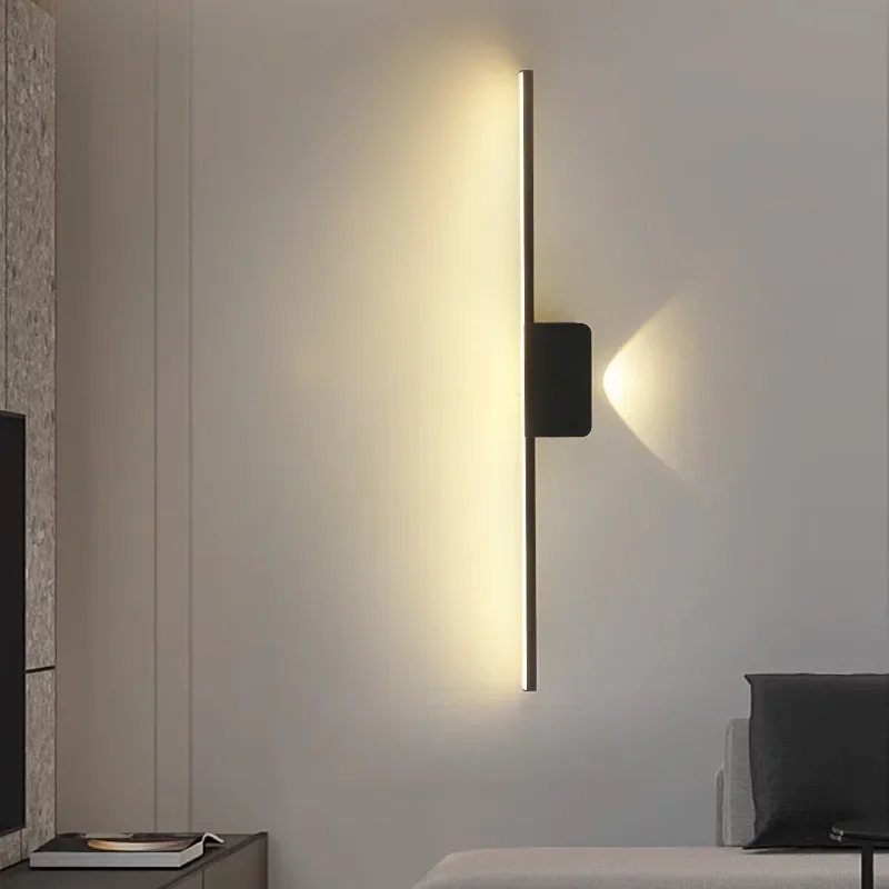 Moderne Minimalistische Led-Wandleuchte, Schlafzimmer, Nachttisch, Lange Streifen, Wandleuchten, Wohnzimmer, Sofa, Hintergrund, Zuhause, Innenbeleuchtung Moderne Minimalistische Led-Wandleuchte, Schlafzimmer, Nachttisch, Lange Streifen, Wandleuchten, Wohnzimmer, Sofa, Hintergrund, Zuhause, Innenbeleuchtung - Image 3
