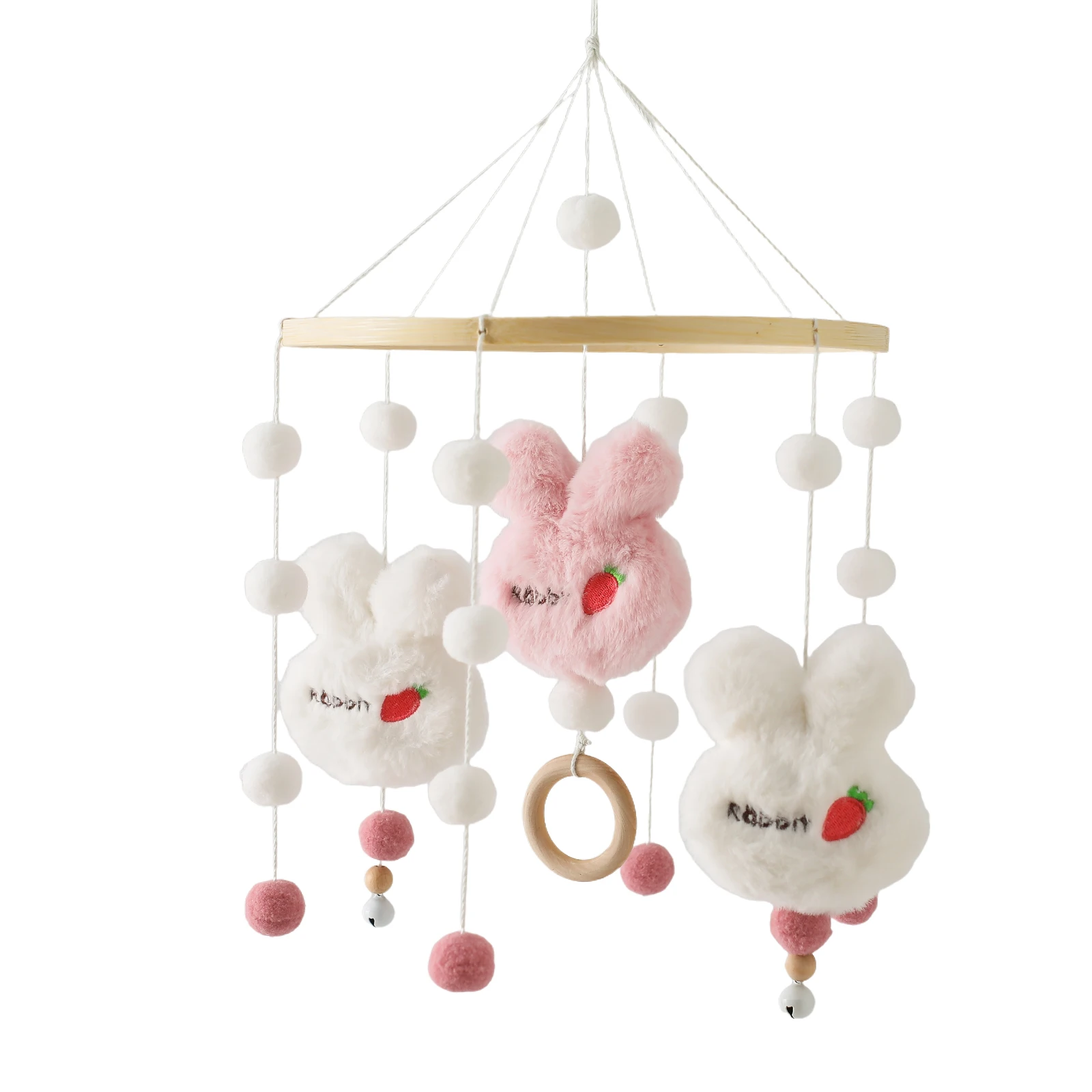 Baby-Holzhalterung, Bettglocke, 0,6 Monate, Spielzeughalterung, Zubehör, Hängehalterung, Weiches Mobiltelefon Auf Dem Bett, Babyzimmer-Dekoration, Kinderbett Baby-Holzhalterung, Bettglocke, 0,6 Monate, Spielzeughalterung, Zubehör, Hängehalterung, Weiches Mobiltelefon Auf Dem Bett, Babyzimmer-Dekoration, Kinderbett - Image 21