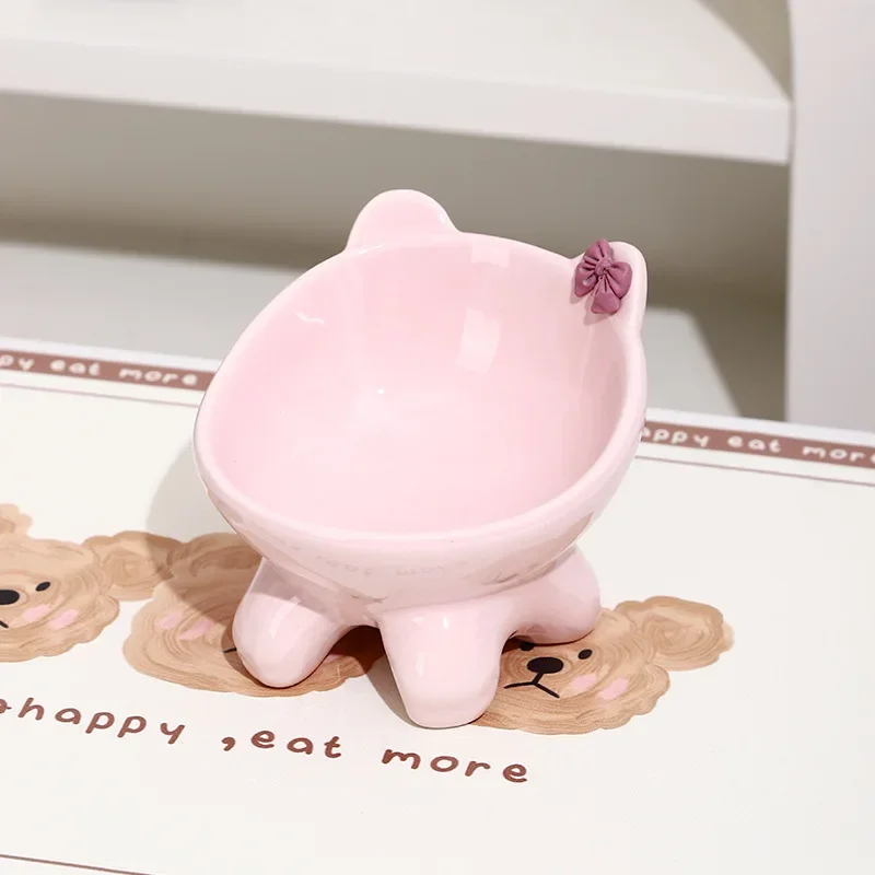 Ceramic Tilted Cat Food Bowl Elevated Cat Bowl Ergonomic Cat Food Dish Anti Vomiting Raised Cat Food Bowl Non Slip For Cats Dog Ceramic Tilted Cat Food Bowl Elevated Cat Bowl Ergonomic Cat Food Dish Anti Vomiting Raised Cat Food Bowl Non Slip For Cats Dog - Image 10