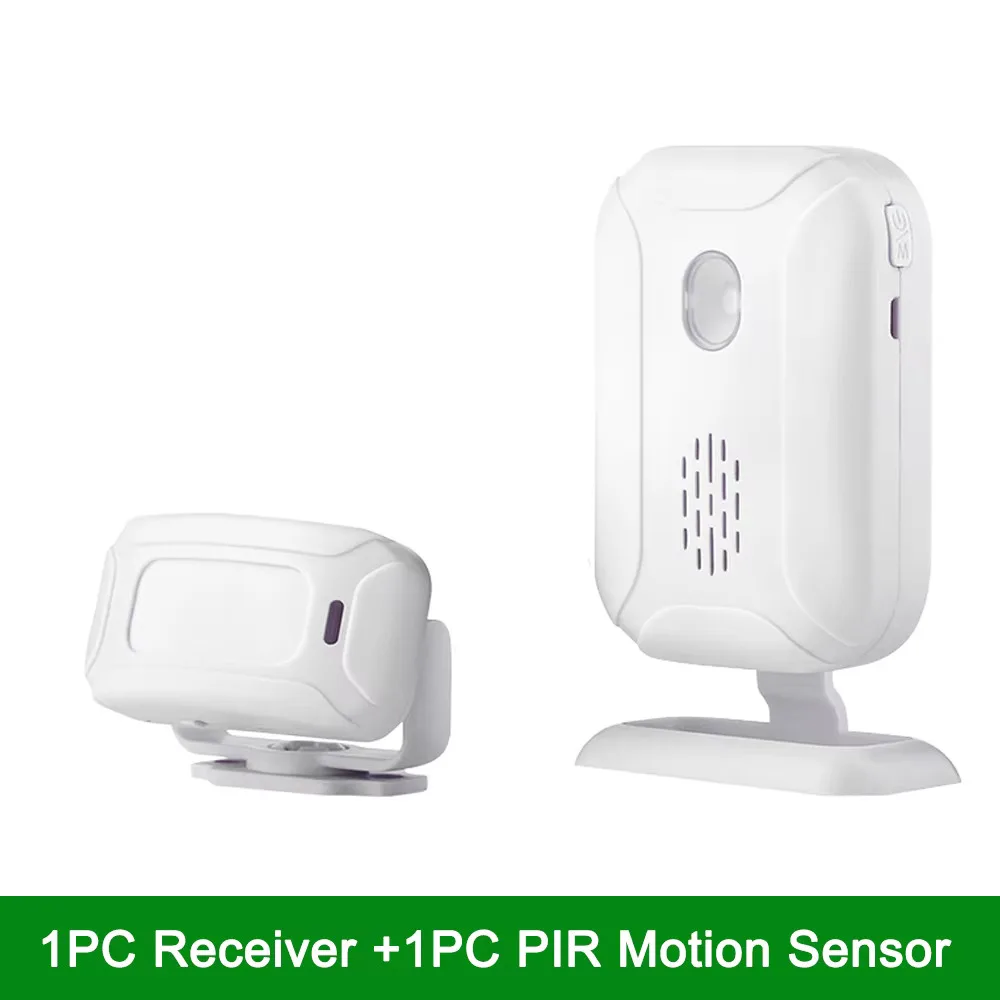 Kabellose Bewegungsmelder-Türklingel Mit Pir-Sensor – Besucheranzeige Mit Alarmton Für Zuhause, Geschäft, Shop &Amp; Eingangsbereich Kabellose Bewegungsmelder-Türklingel Mit Pir-Sensor – Besucheranzeige Mit Alarmton Für Zuhause, Geschäft, Shop &Amp; Eingangsbereich - Image 11