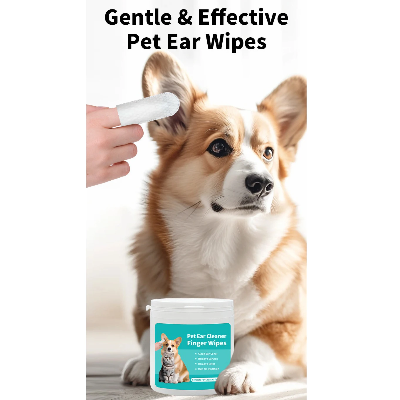 Pet Cleaning Products Ear Cleaning Wipes Ear Care Fingertips Ear Mite Removal Cat And Dog Ear Cleaning Pet Products Pet Cleaning Products Ear Cleaning Wipes Ear Care Fingertips Ear Mite Removal Cat And Dog Ear Cleaning Pet Products - Image 5