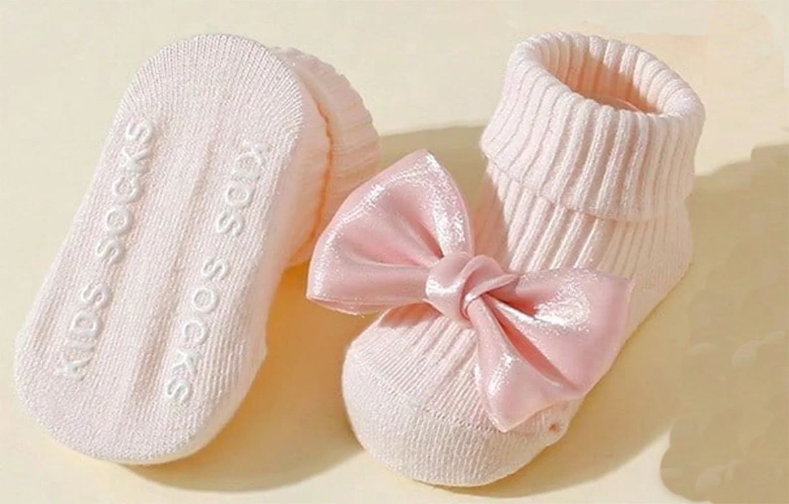 4 Pairs Toddler Socks With Bows, Soft Cotton Cute Ankle Socks For Infants Girls, Fashion Anty-Slip Newborn Baby Socks 0-24 Months 4 Pairs Toddler Socks With Bows, Soft Cotton Cute Ankle Socks For Infants Girls, Fashion Anty-Slip Newborn Baby Socks 0-24 Months - Image 4