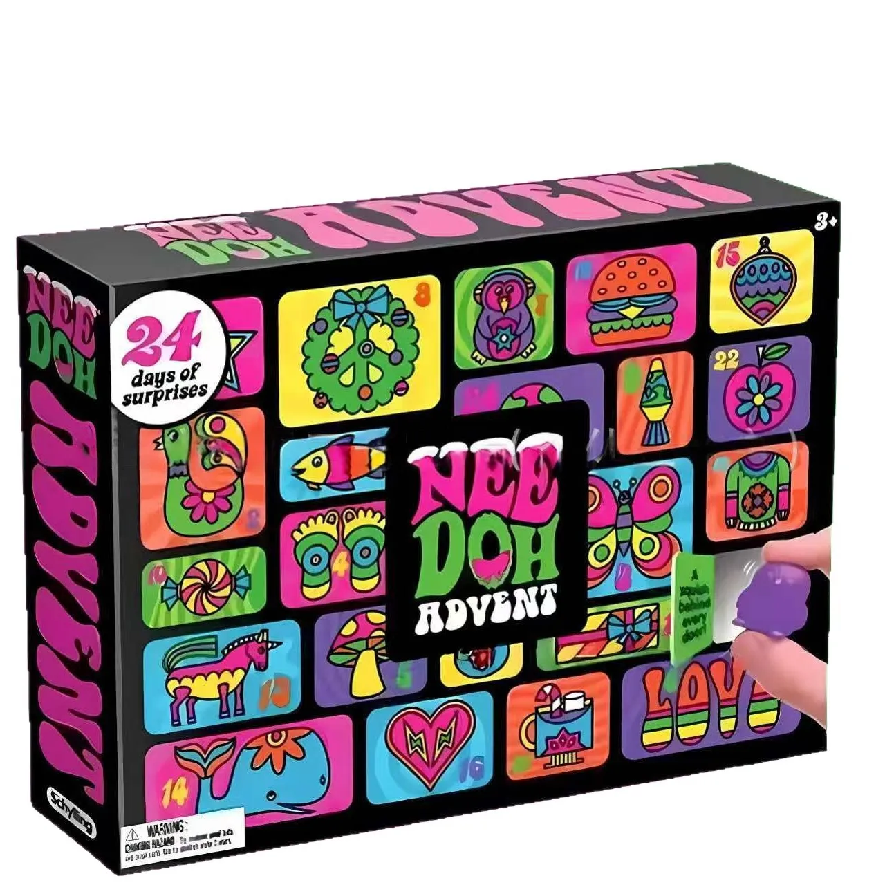 Adventskalender Squeeze-Fidget-Spielzeug, Mini Pop-Up Überraschungsbox, Sensorisches Stress- Und Angstabbau-Spielzeug, Süßes Kleines Geschenk Adventskalender Squeeze-Fidget-Spielzeug, Mini Pop-Up Überraschungsbox, Sensorisches Stress- Und Angstabbau-Spielzeug, Süßes Kleines Geschenk - Image 6