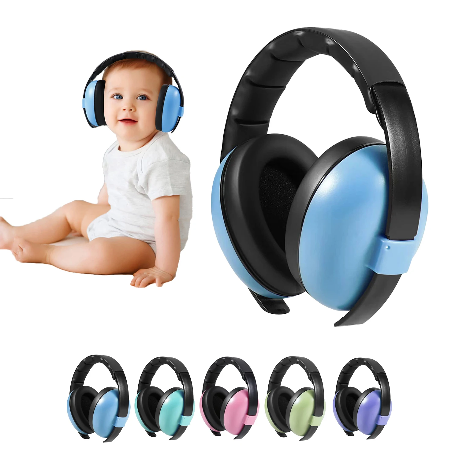 New Kids Ear Plugs Fit Travel Baby Sleeping Sound-Isolating Headphones Baby Ears Protection Anti Noise Shield Earmuff New Kids Ear Plugs Fit Travel Baby Sleeping Sound-Isolating Headphones Baby Ears Protection Anti Noise Shield Earmuff