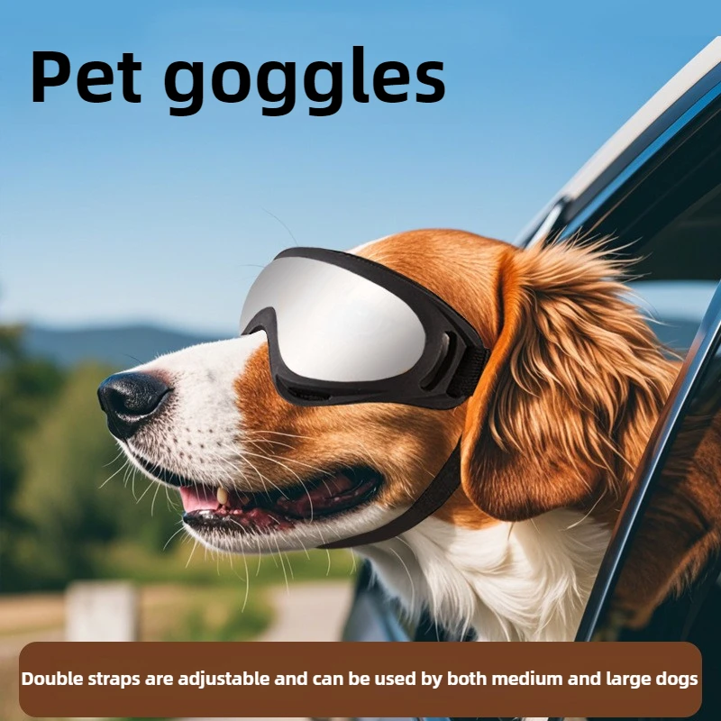 Haustier Verstellbare Hundebrille Sonnenbrille Anti-Uv-Sonnenbrille Augenschutz Schwarz Weit Verbreitete Hunde-Sonnenbrille Haustier-Hundebedarf Haustier Verstellbare Hundebrille Sonnenbrille Anti-Uv-Sonnenbrille Augenschutz Schwarz Weit Verbreitete Hunde-Sonnenbrille Haustier-Hundebedarf - Image 3