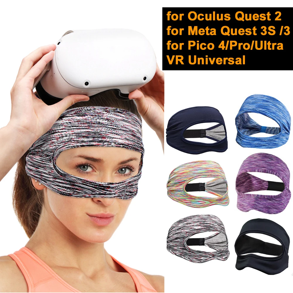 Vr Maske Für Meta Quest 2/3/3S – Atmungsaktive Schweißschutz-Abdeckung Für Pico 4 Vr Gesichtsmaske