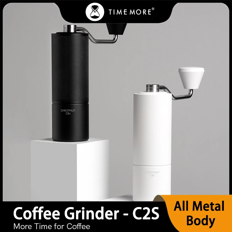 Timemore C2S Manuelle Kaffeemühle Mit Edelstahl S2C Konischem Mahlwerk Vollmetallgehäuse Handkaffeemühle Kaffeebohnenmühle Timemore C2S Manuelle Kaffeemühle Mit Edelstahl S2C Konischem Mahlwerk Vollmetallgehäuse Handkaffeemühle Kaffeebohnenmühle