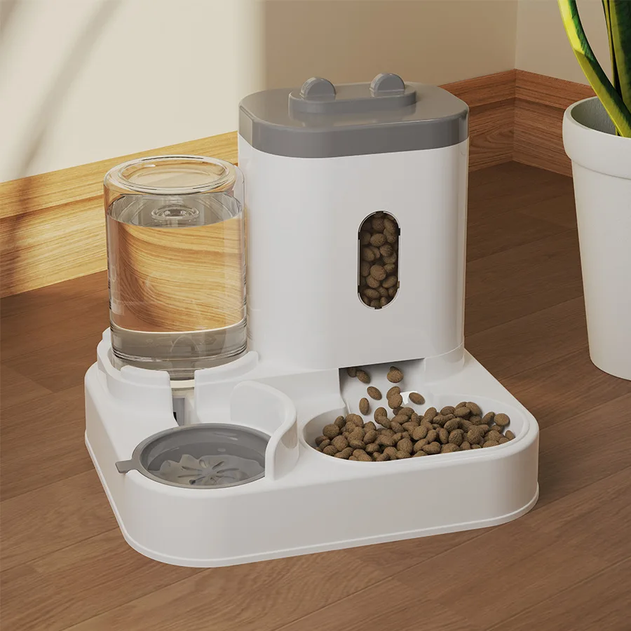 Automatischer Katzenfutterautomat Hundefutterschüssel Auto-Wasserspender Große Kapazität Tierfutter-Aufbewahrungsspender Kätzchen-Welpen-Zubehör Automatischer Katzenfutterautomat Hundefutterschüssel Auto-Wasserspender Große Kapazität Tierfutter-Aufbewahrungsspender Kätzchen-Welpen-Zubehör - Image 7
