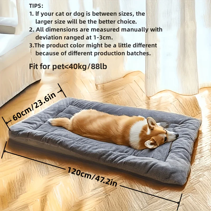 Großes, Ultra-Weiches Polyester-Haustierbett Für Hunde Und Katzen, Sofa-Kissen, Haustiermatte Für Zuhause Großes, Ultra-Weiches Polyester-Haustierbett Für Hunde Und Katzen, Sofa-Kissen, Haustiermatte Für Zuhause - Image 3