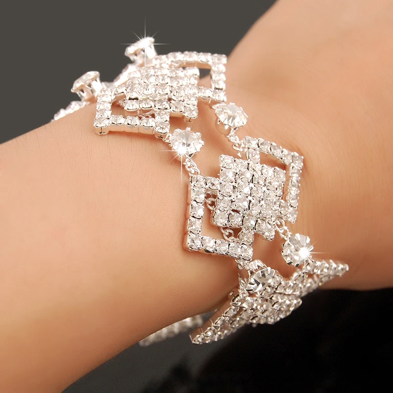 Neue Mode-Charm-Armbänder Aus 925Er Silber, Aaaaa-Zirkon-Kristall, Damen-Armband, Hochzeit, Verlobung, Luxus-Schmuck Neue Mode-Charm-Armbänder Aus 925Er Silber, Aaaaa-Zirkon-Kristall, Damen-Armband, Hochzeit, Verlobung, Luxus-Schmuck - Image 14