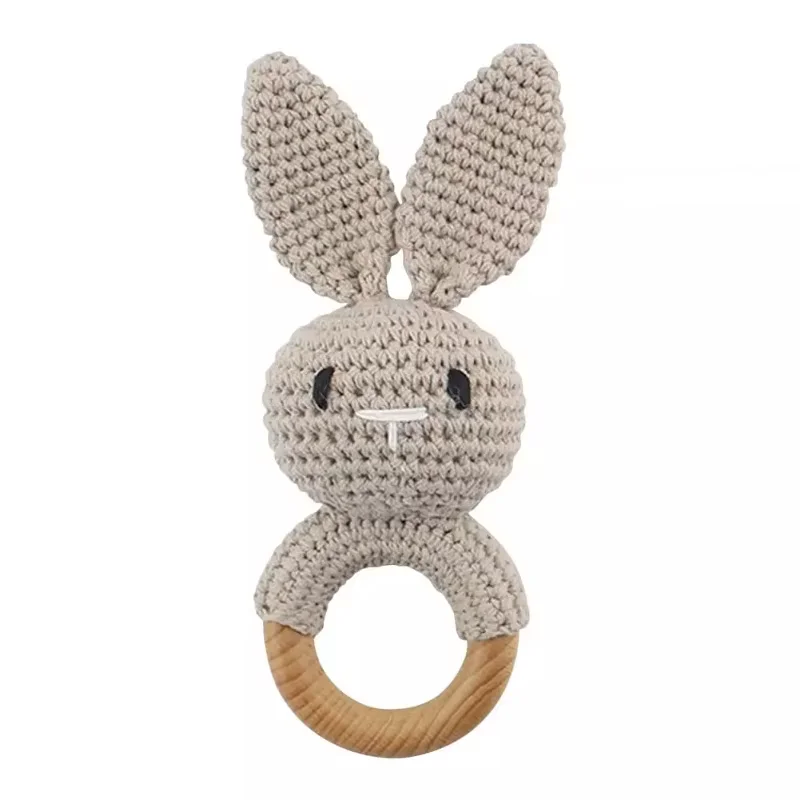 Baby Crochet Rattle Wooden Teether Toy Bpa Free Wood Rodent Rabbit Rattle Baby Mobile Play Gym Newborn Educational Music Toys Baby Crochet Rattle Wooden Teether Toy Bpa Free Wood Rodent Rabbit Rattle Baby Mobile Play Gym Newborn Educational Music Toys - Image 14