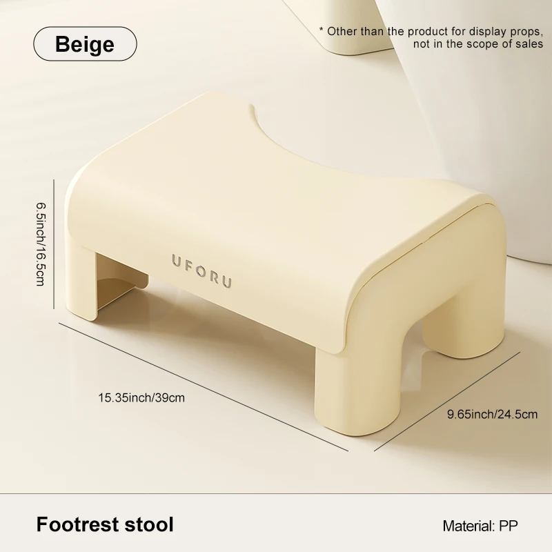 Uforu Toilet Stool Household Footstool Thickened Strong Anti-Slip Adult Squatting Aid Uforu Toilet Stool Household Footstool Thickened Strong Anti-Slip Adult Squatting Aid - Image 6