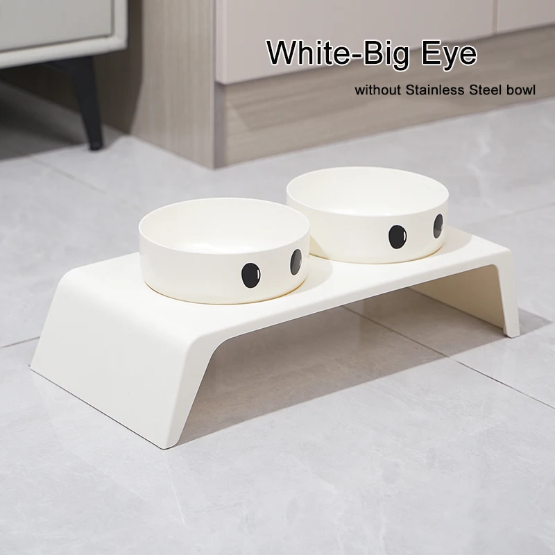 Elevated Pet Dog Feeder Bowls Raised Stand With Double Stainless Steel Food Water Bowls For Small Medium Large Dogs Cats Elevated Pet Dog Feeder Bowls Raised Stand With Double Stainless Steel Food Water Bowls For Small Medium Large Dogs Cats - Image 8