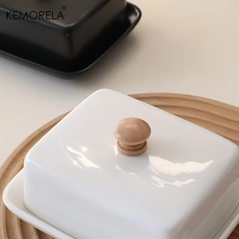 Keramik-Butterdose Mit Deckel, Rechteckige, Verschließbare Käseaufbewahrungsbox, Hochwertig Und Elegant Für Küche &Amp; Restaurant. Keramik-Butterdose Mit Deckel, Rechteckige, Verschließbare Käseaufbewahrungsbox, Hochwertig Und Elegant Für Küche &Amp; Restaurant. - Image 5